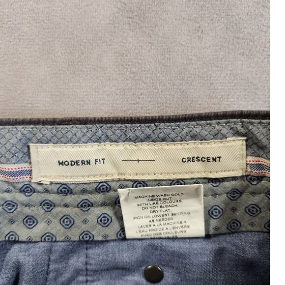 Ballin Crescent Pants Mens Size 30x28 Gray Modern Fit Chino Casual Comfort Golf - Picture 3 of 10